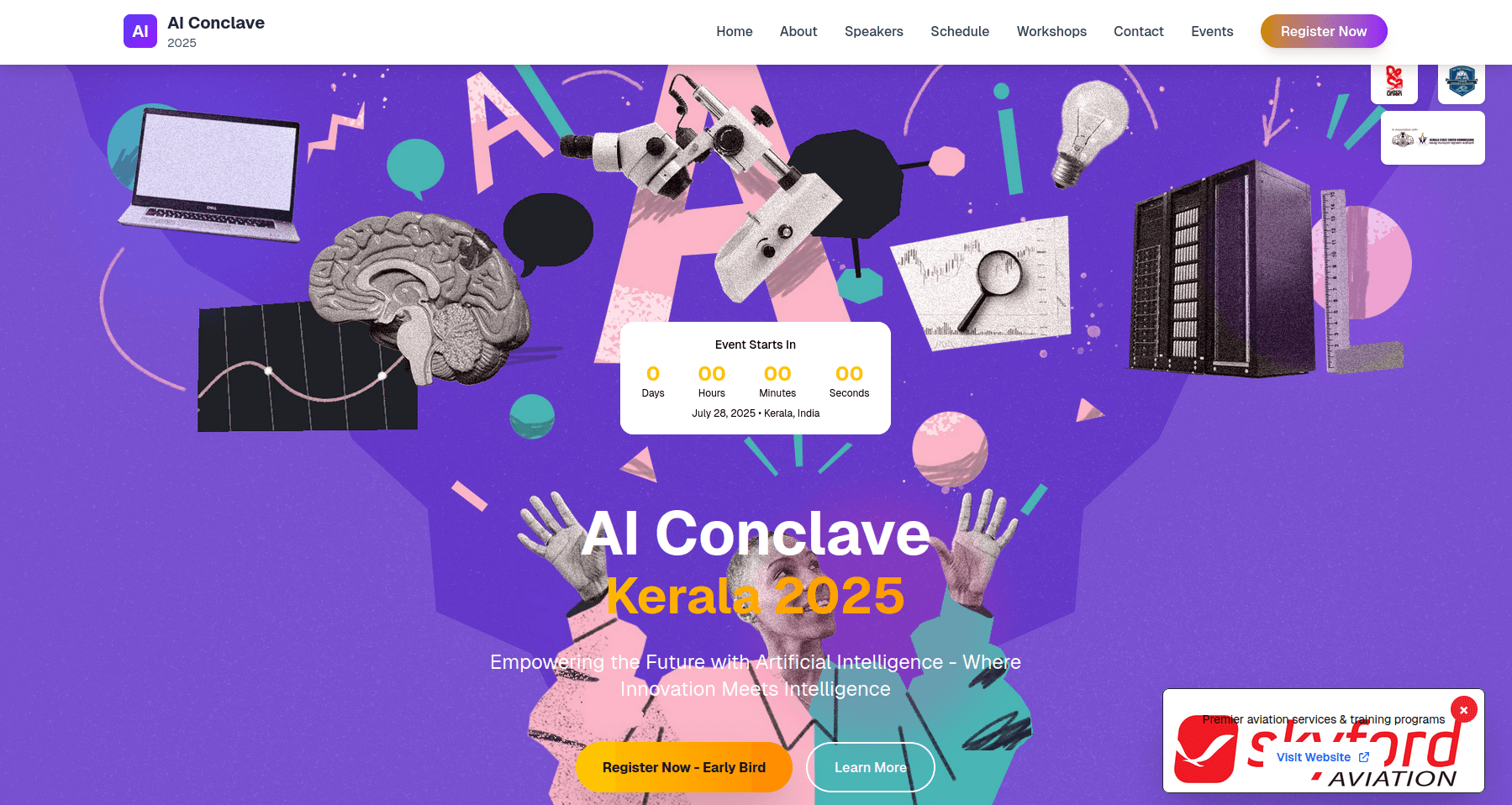 College Tech Fest Registration Website project preview